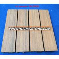 WPC Decking Technics Interlocking Easy Install DIY Tiles